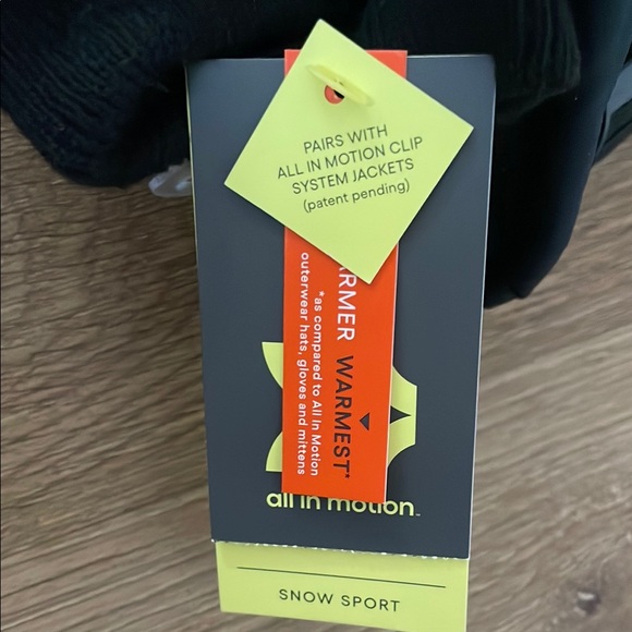 Brand New all in motion Black Snow Sport Mittens (price/pair; multiple sizes av) - Picture 8 of 11